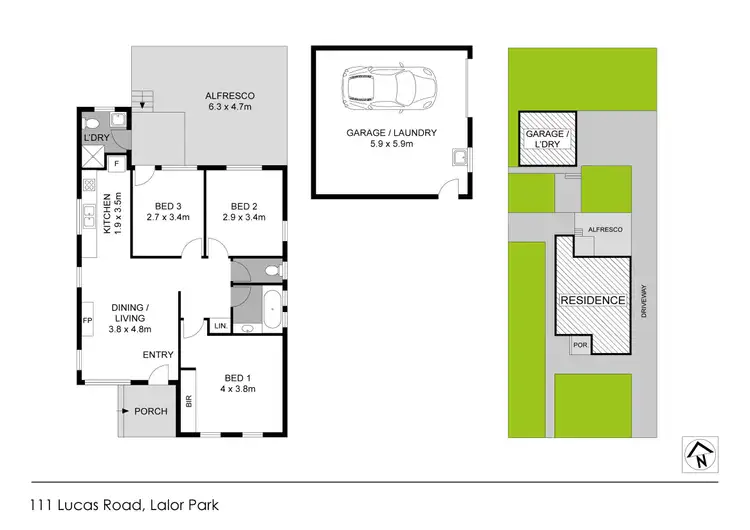 Floorplan of Homely house listing, 111 Lucas Road, Lalor Park NSW 2147