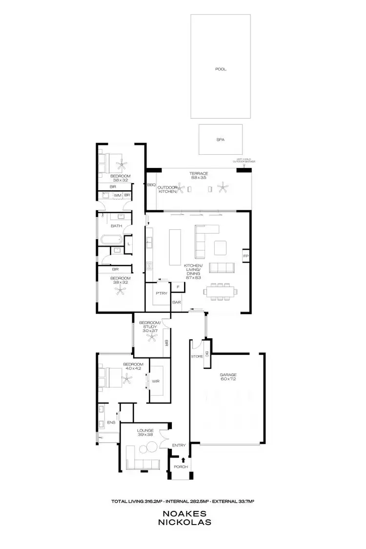 Floorplan of Homely house listing, 66 Wilson Terrace, Glenelg East SA 5045