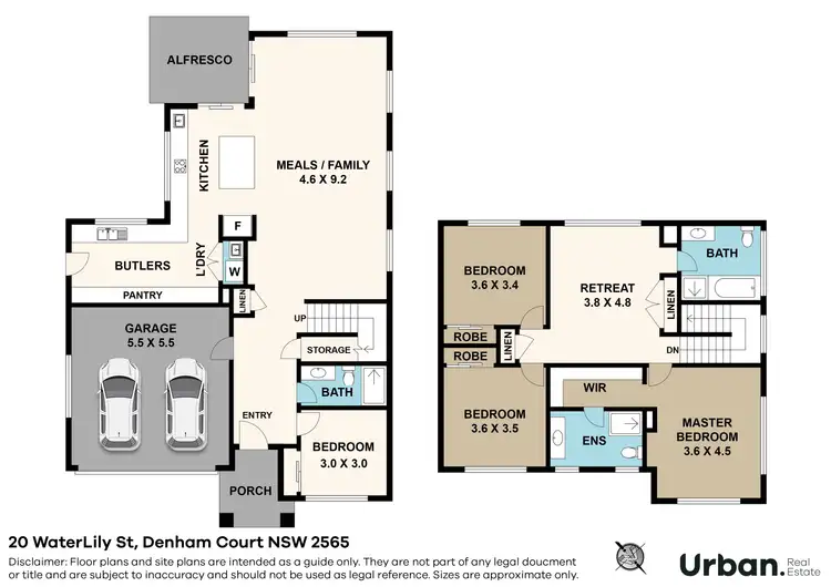 Floorplan of Homely house listing, 20 Waterlily Street, Denham Court NSW 2565