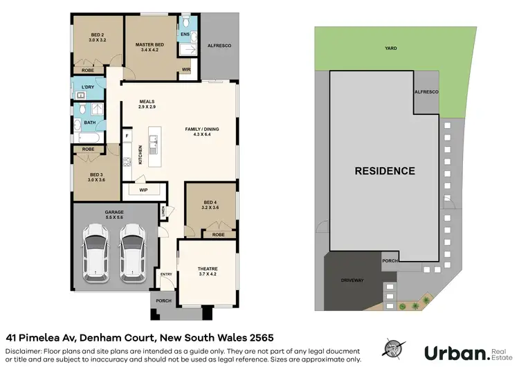 Floorplan of Homely house listing, 41 Pimelea Avenue, Denham Court NSW 2565