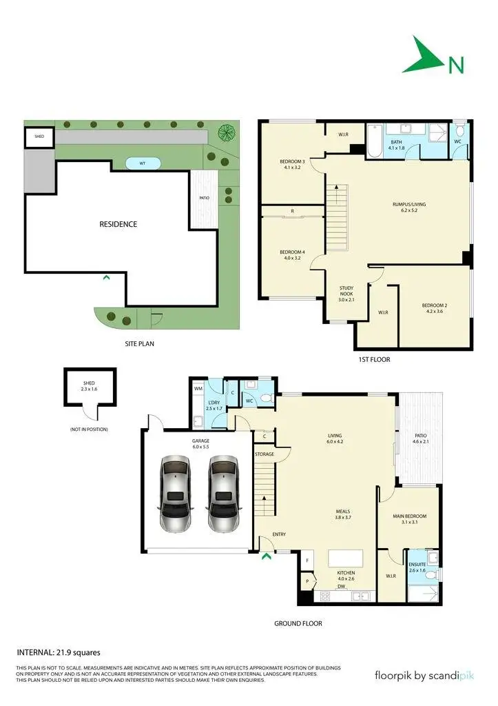 Floorplan of Homely house listing, 3/1 Elwood Street, Notting Hill VIC 3168