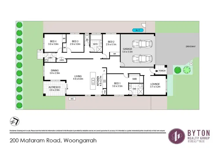 Floorplan of Homely house listing, 200 Mataram Road, Woongarrah NSW 2259