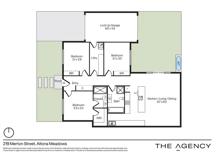 Floorplan of Homely house listing, 219 Merton Street, Altona Meadows VIC 3028