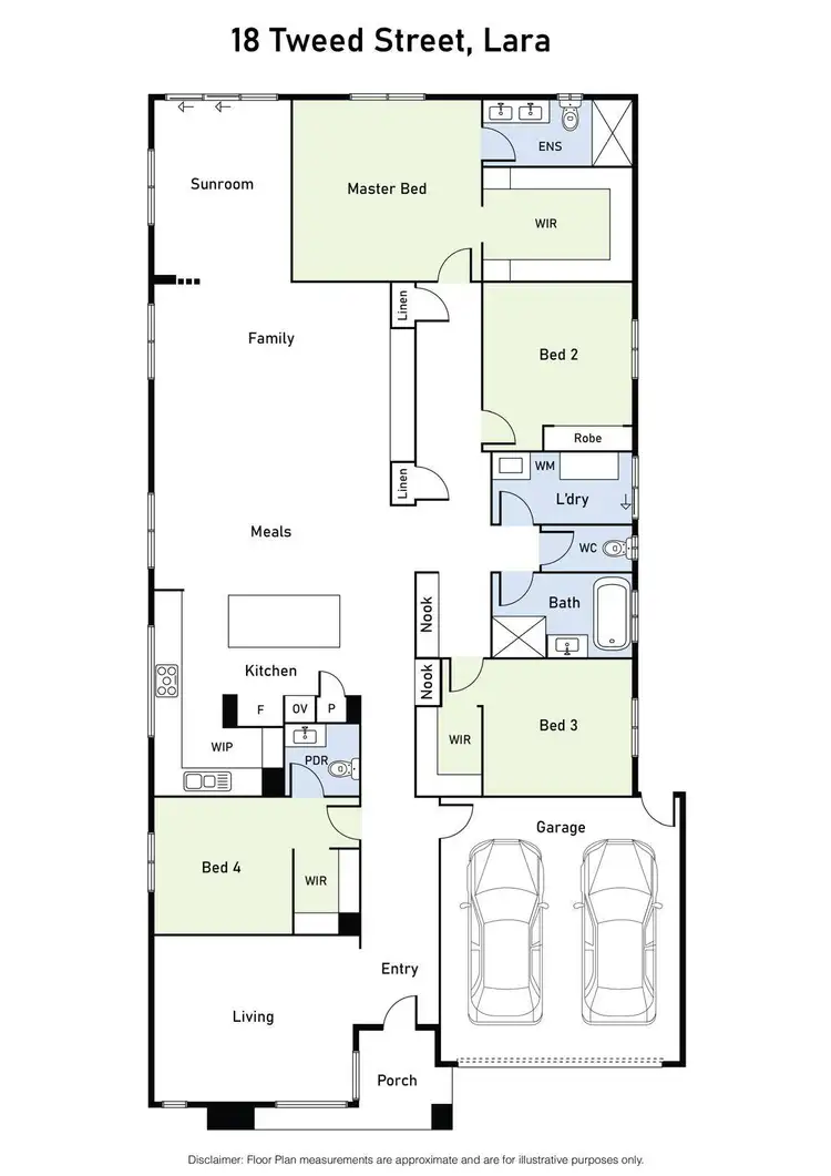 Floorplan of Homely house listing, 18 Tweed Street, Lara VIC 3212