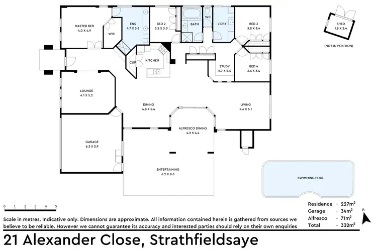Floorplan of Homely house listing, 21 Alexander Close, Strathfieldsaye VIC 3551