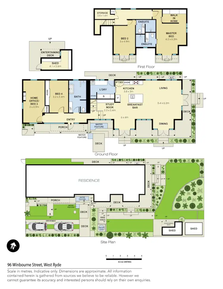 Floorplan of Homely house listing, 96 Winbourne Street, West Ryde NSW 2114