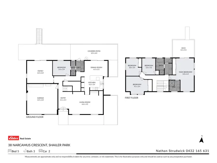 Floorplan of Homely house listing, 38 Narcamus Crescent, Shailer Park QLD 4128
