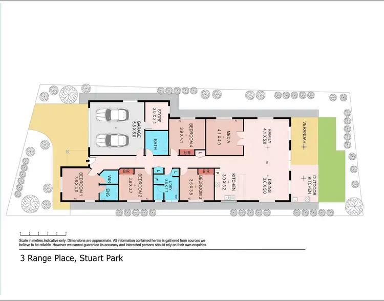 Floorplan of Homely house listing, 3 Range Place, Stuart Park NT 820