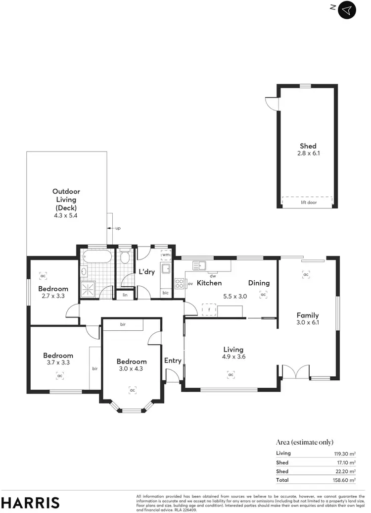 Floorplan of Homely house listing, 10 Madeira Drive, Morphett Vale SA 5162