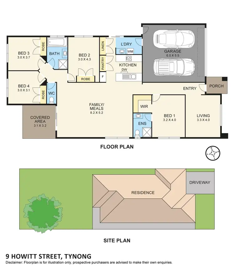 Floorplan of Homely house listing, 9 Howitt Street, Tynong VIC 3813