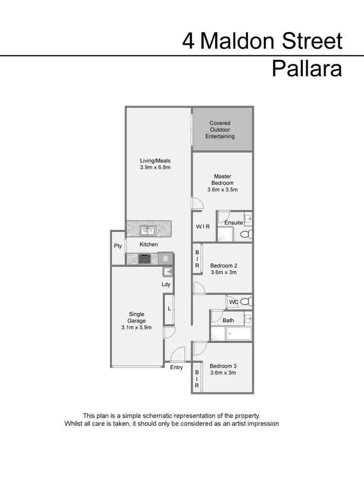 Floorplan of Homely house listing, 4 Maldon Street, Pallara QLD 4110
