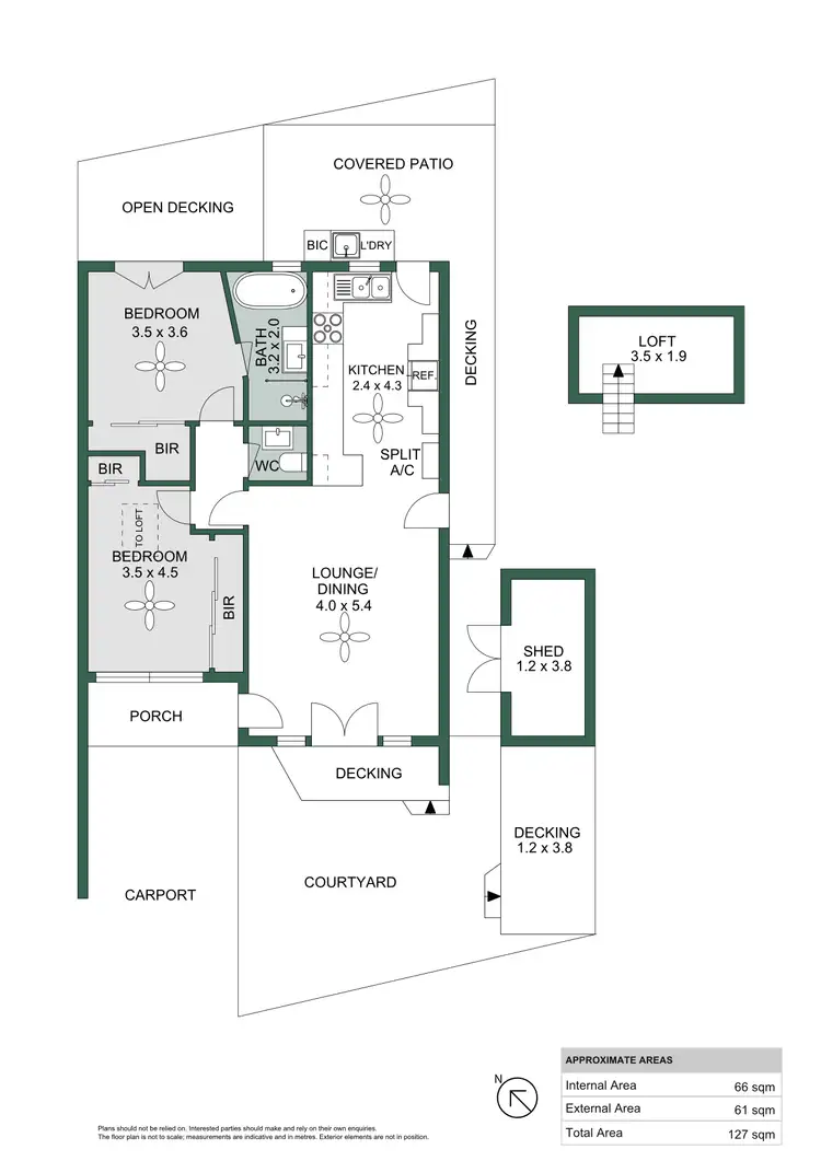 Floorplan of Homely unit listing, 3/22 Darwin Street, Glenelg North SA 5045