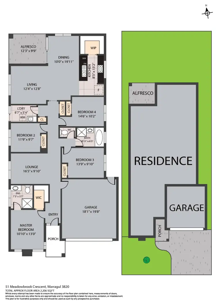 Floorplan of Homely house listing, 51 Meadowbrook Crescent, Warragul VIC 3820