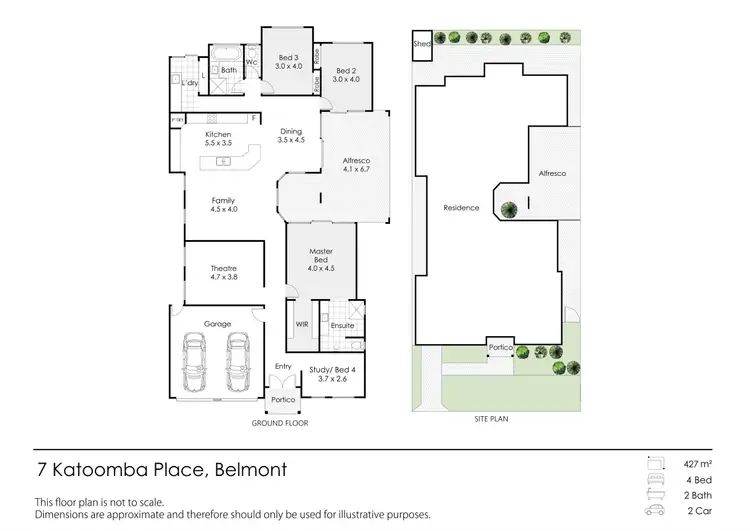 Floorplan of Homely house listing, 7 Katoomba Place, Belmont WA 6104
