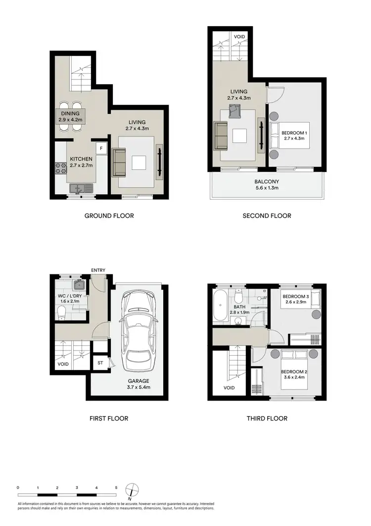 Floorplan of Homely unit listing, 5/57 Mort Street, Lithgow NSW 2790