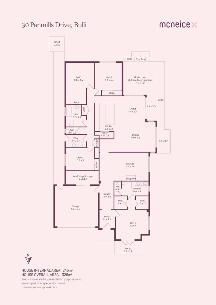 Floorplan of Homely house listing, 30 Panmills Drive, Bulli NSW 2516