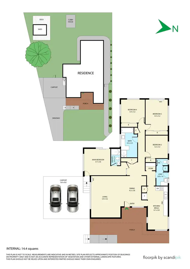 Floorplan of Homely house listing, 2 Wes Crescent, Ferntree Gully VIC 3156