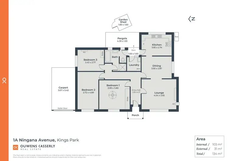 Floorplan of Homely house listing, 1A Ningana Avenue, Kings Park SA 5034