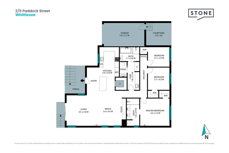 Floorplan of Homely house listing, 2/5 Paddock Street, Whittlesea VIC 3757