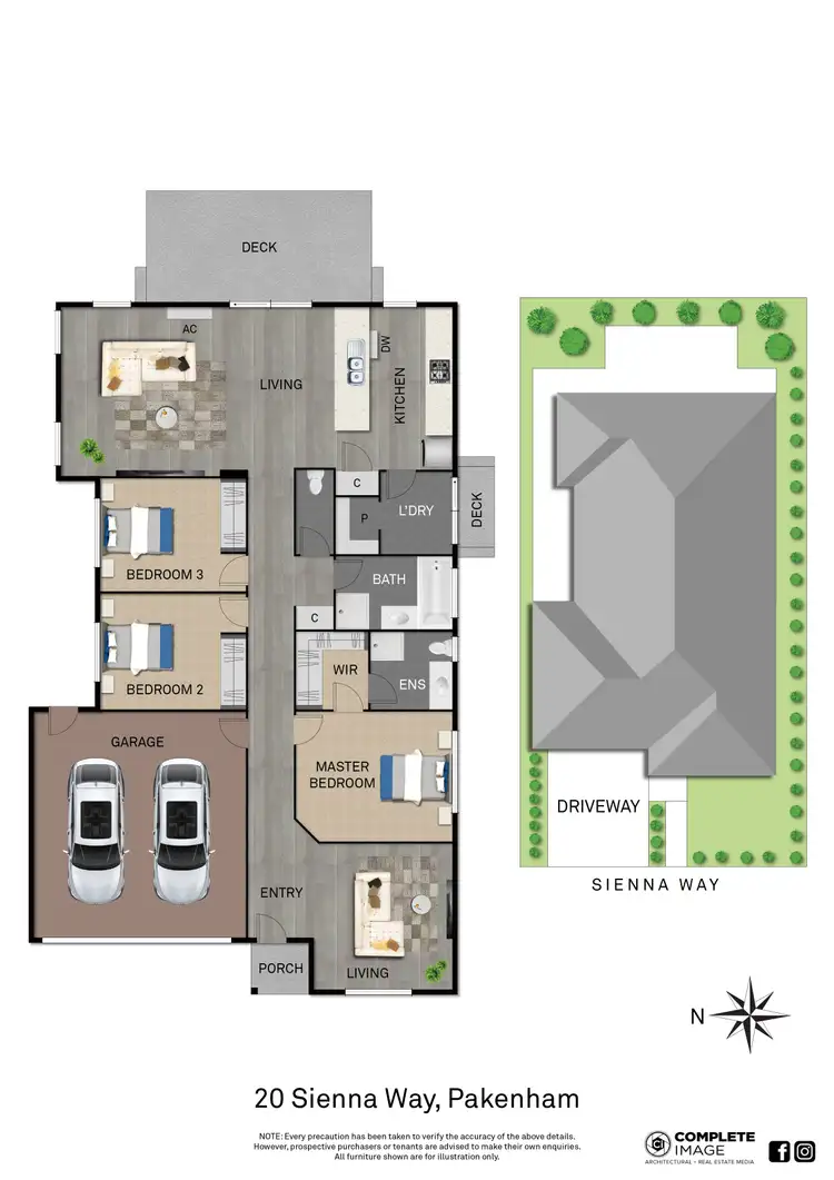 Floorplan of Homely house listing, 20 Sienna Way, Pakenham VIC 3810