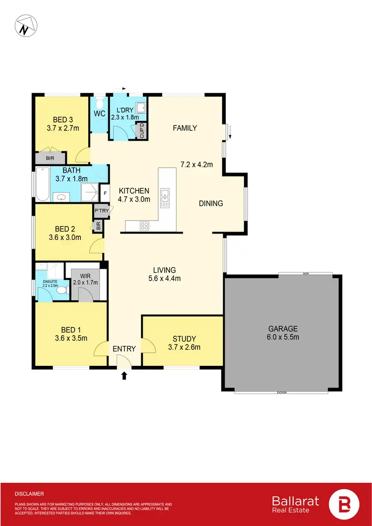 Floorplan of Homely house listing, 610 Tress Street, Golden Point VIC 3350