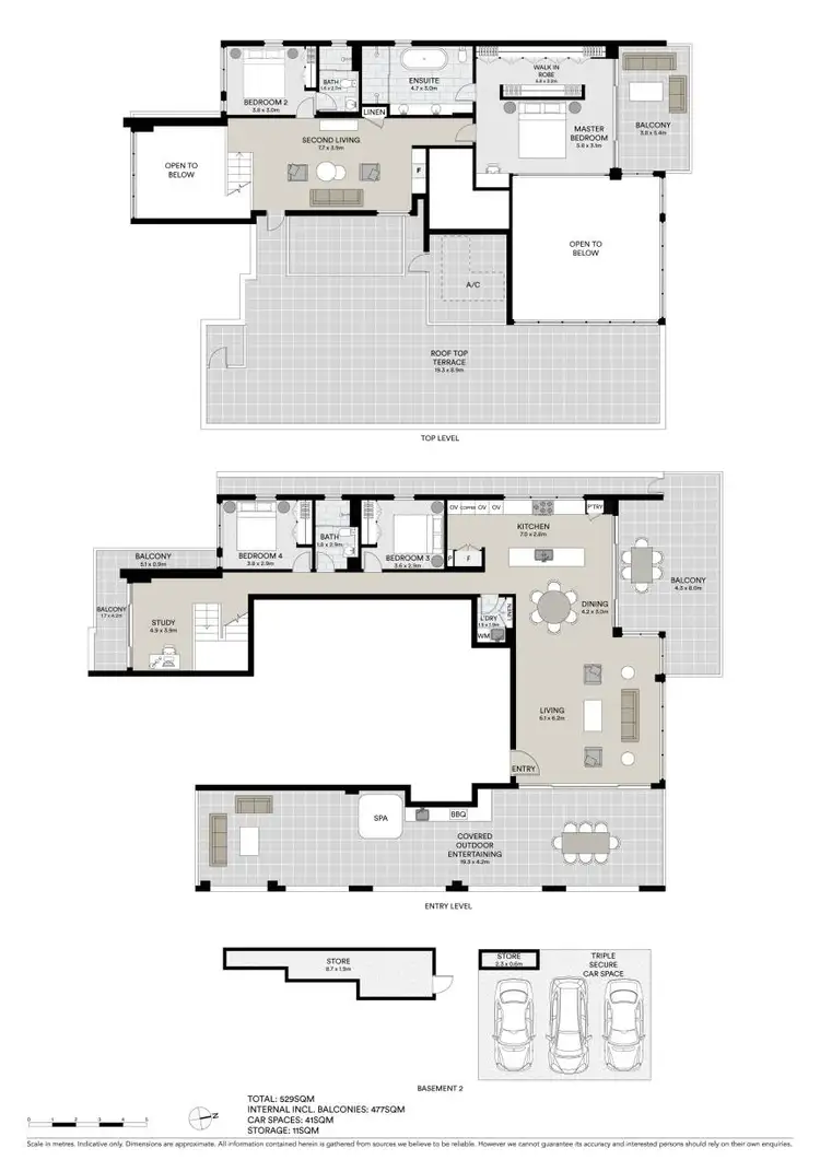 Floorplan of Homely apartment listing, Penthouse/23 George Street, Burwood NSW 2134