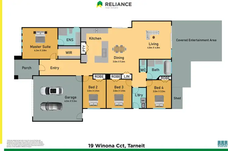 Floorplan of Homely house listing, 19 Winona Circuit, Tarneit VIC 3029