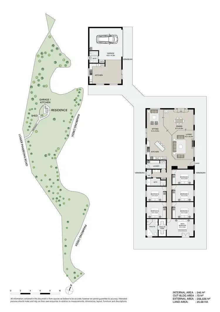 Floorplan of Homely rural property listing, 1996 Lower Piambong Road, Mudgee NSW 2850