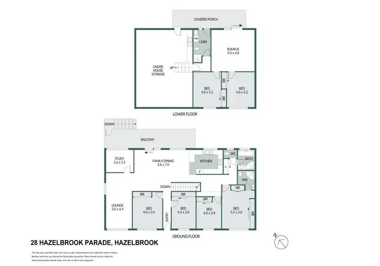 Floorplan of Homely house listing, 28 Hazelbrook Parade, Hazelbrook NSW 2779