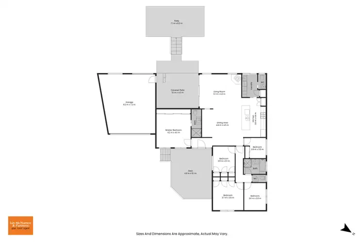 Floorplan of Homely house listing, 10 Thornton Road, Queanbeyan NSW 2620