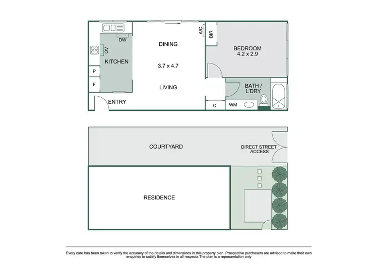 Floorplan of Homely apartment listing, 2/313 Dandenong Road, Prahran VIC 3181