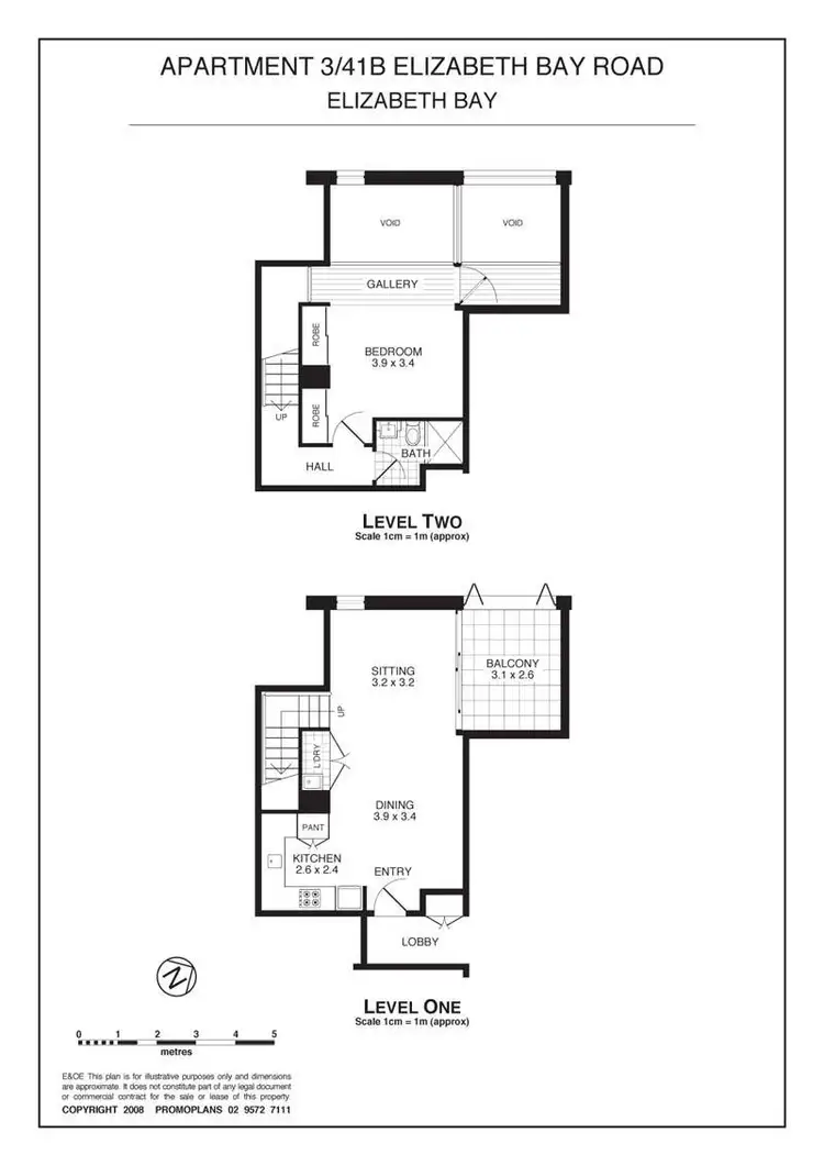 Floorplan of Homely unit listing, 3/41B Elizabeth Bay Road, Elizabeth Bay NSW 2011