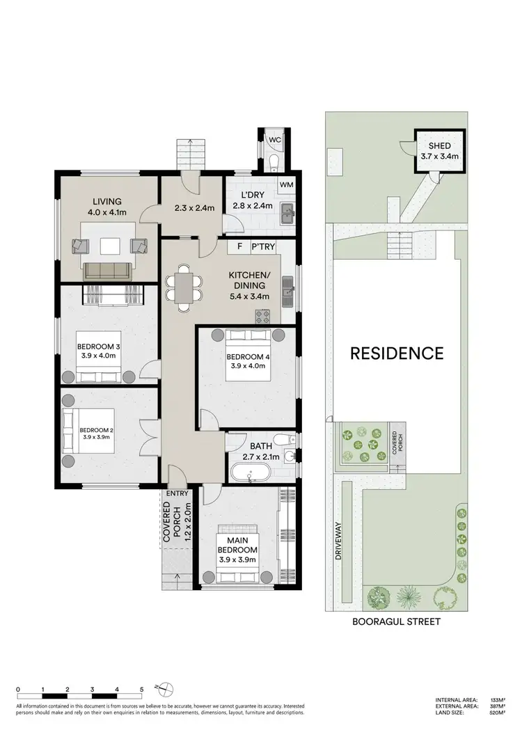 Floorplan of Homely house listing, 6 Booragul Street, Beverly Hills NSW 2209