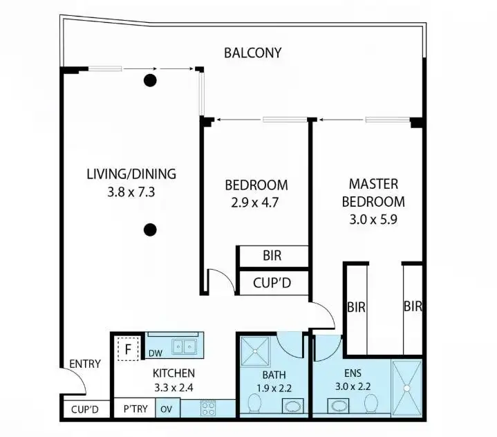 Floorplan of Homely apartment listing, 52/3 Burbury Close, Barton ACT 2600
