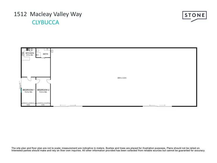 Floorplan of Homely rural property listing, 1512 Macleay Valley Way, Clybucca NSW 2440