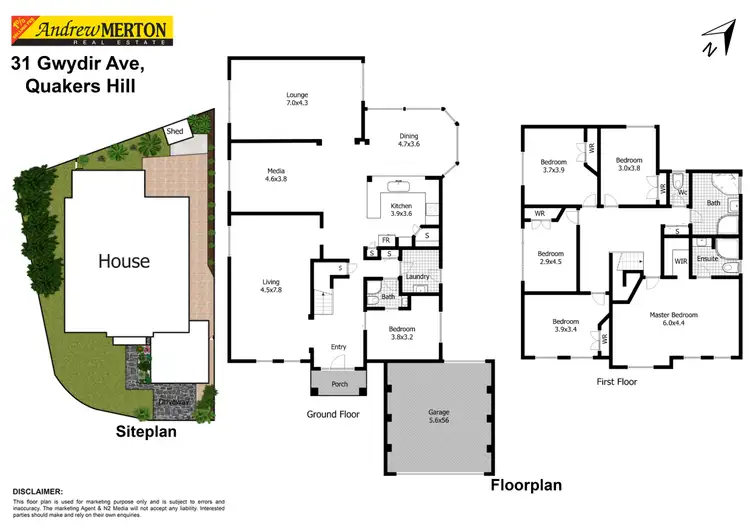 Floorplan of Homely house listing, 31 Gwydir Avenue, Quakers Hill NSW 2763