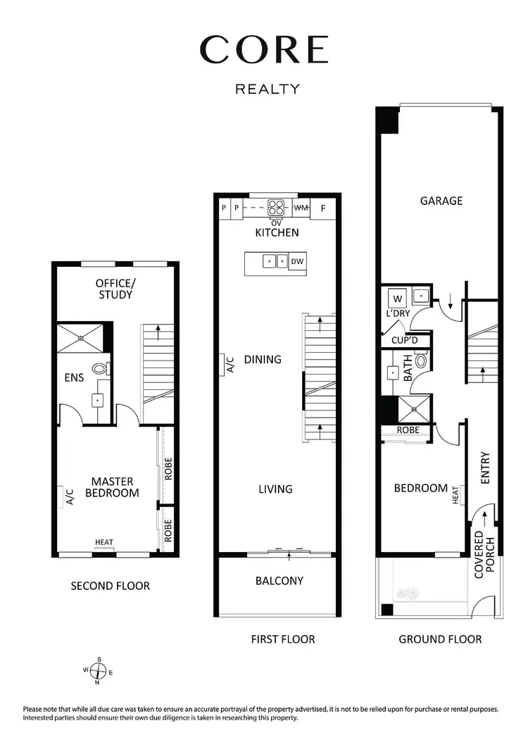 Floorplan of Homely townhouse listing, 21 Wilson Mews, North Melbourne VIC 3051