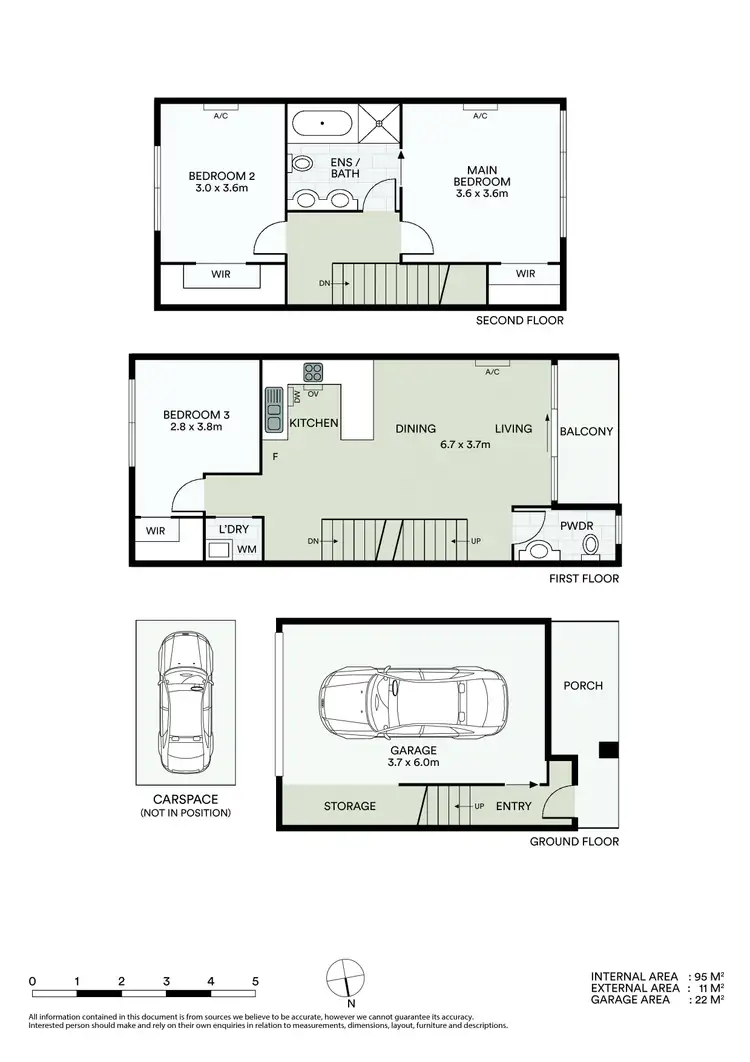 Floorplan of Homely townhouse listing, 2/1140 Whitehorse Road Service Road, Box Hill VIC 3128