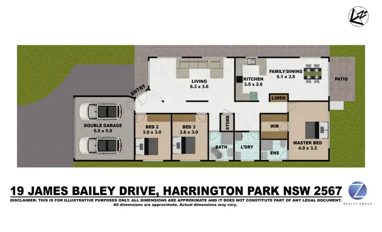 Floorplan of Homely house listing, 19 James Bailey Drive, Harrington Park NSW 2567