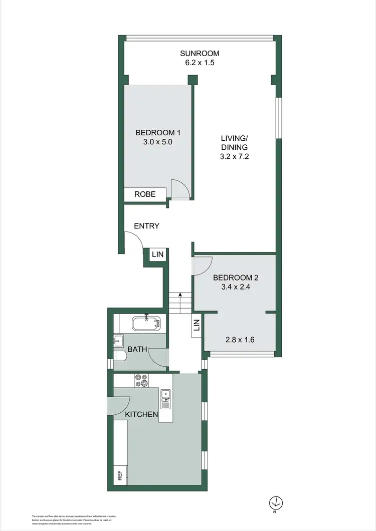 Floorplan of Homely apartment listing, 12/44-50 Kirribilli Avenue, Kirribilli NSW 2061