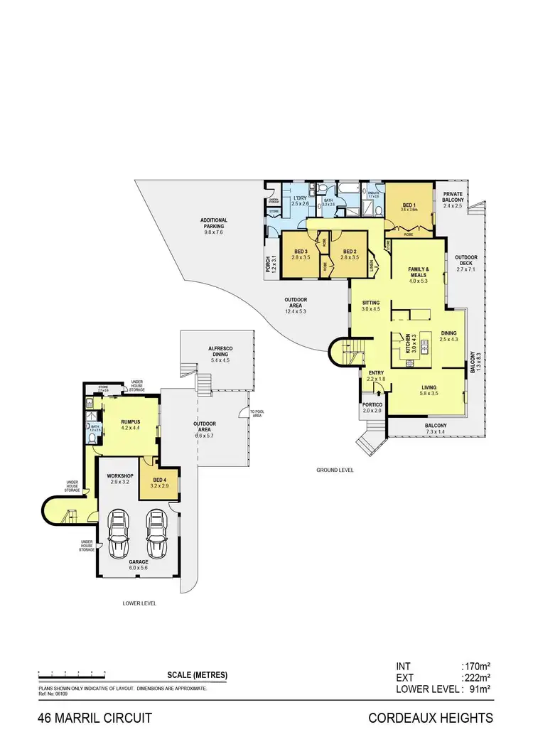 Floorplan of Homely house listing, 46 Marril Circuit, Cordeaux Heights NSW 2526