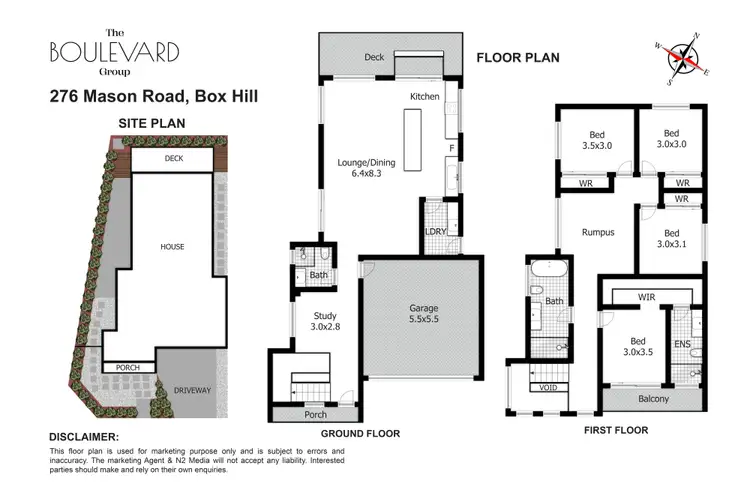 Floorplan of Homely house listing, 276 Mason Road, Box Hill NSW 2765