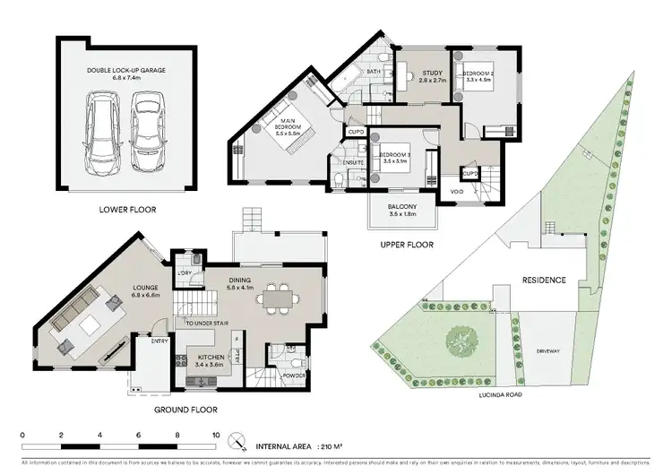 Floorplan of Homely semi-detached listing, 34 Lucinda Road, Marsfield NSW 2122