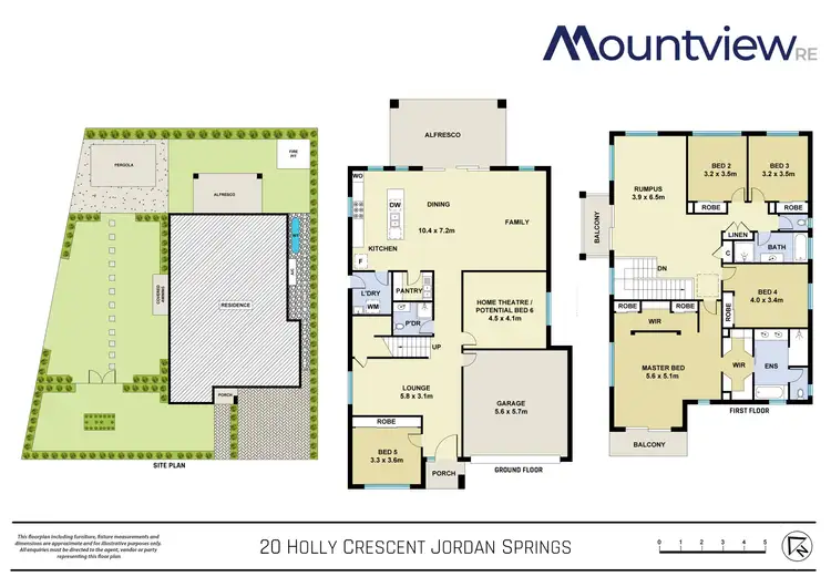 Floorplan of Homely house listing, 20 Holly Crescent, Jordan Springs NSW 2747