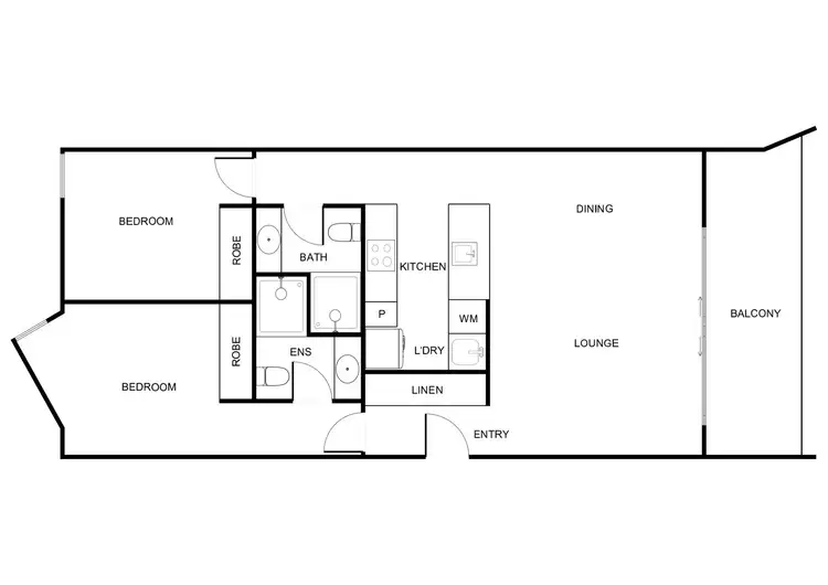 Floorplan of Homely apartment listing, 48/30 Pearlman Street, Coombs ACT 2611