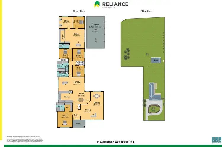 Floorplan of Homely house listing, 14 Springbank Way, Brookfield VIC 3338