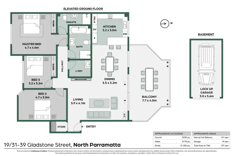 Floorplan of Homely apartment listing, 19/31-39 Gladstone Street, North Parramatta NSW 2151