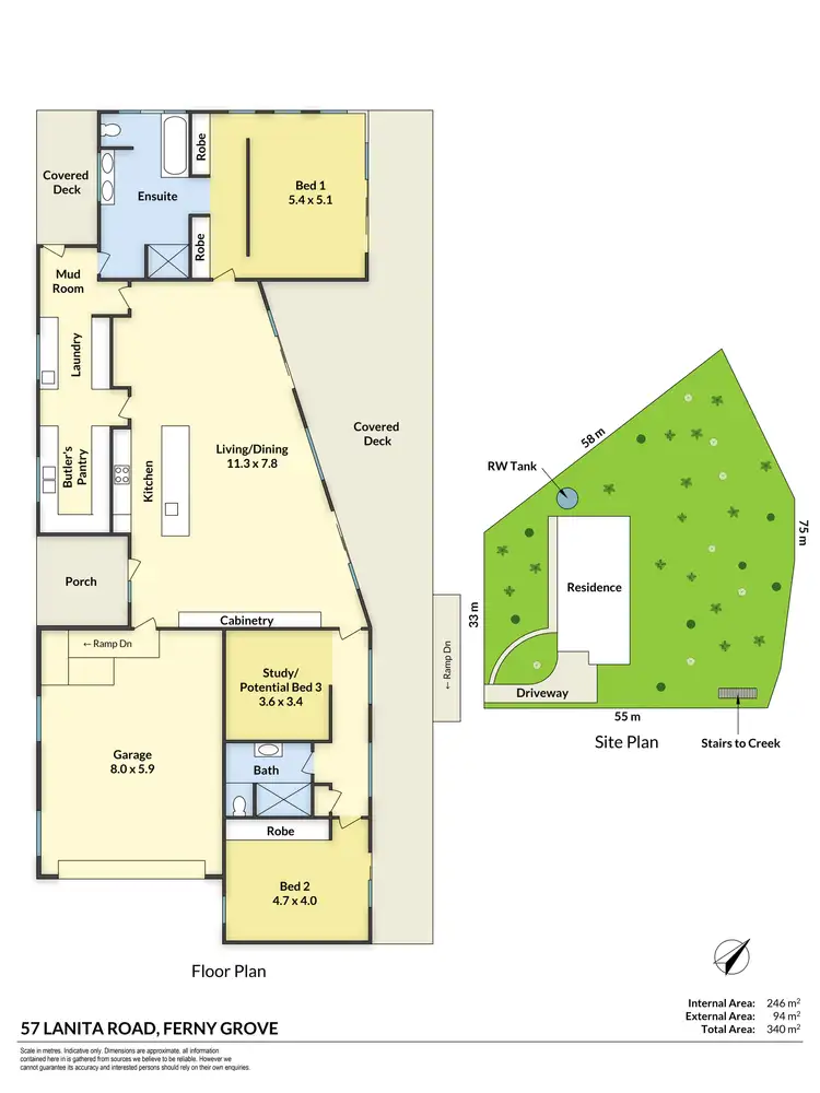 Floorplan of Homely house listing, 57 Lanita Road, Ferny Grove QLD 4055