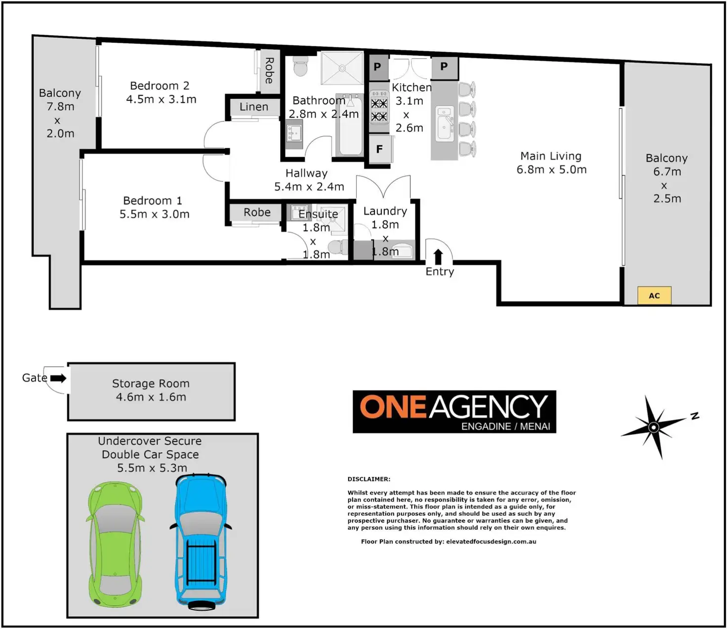 Floorplan of Homely apartment listing, 7/993 Old Princes Highway, Engadine NSW 2233