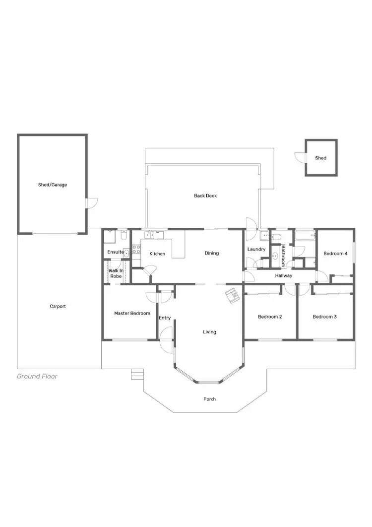 Floorplan of Homely house listing, 39 Duffy Drive, Cobar NSW 2835